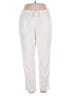 J.Jill 100% Cotton White Casual Pants Size L - photo 1
