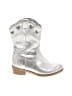 Wonder Nation Metallic Silver Boots Size 7 (kids) - photo 1