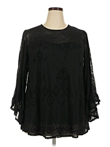 Torrid 3/4 Sleeve Blouse (view 1)