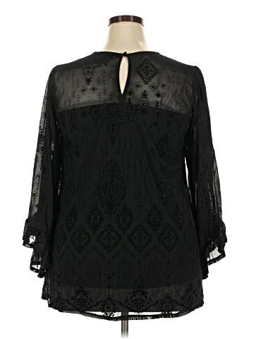 Torrid 3/4 Sleeve Blouse (view 2)