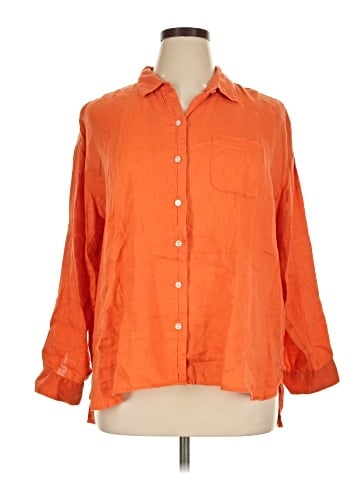J.Jill 3/4 Sleeve Button-Down Shirt (view 1)