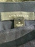 Ann Taylor 100% Polyester Solid Black Casual Skirt Size 8 - photo 4