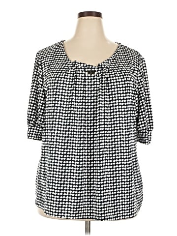 Notations 3/4 Sleeve Blouse (view 1)