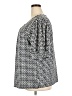 Notations Houndstooth Black 3/4 Sleeve Blouse Size 3X - photo 5