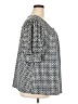 Notations Houndstooth Black 3/4 Sleeve Blouse Size 3X - photo 4