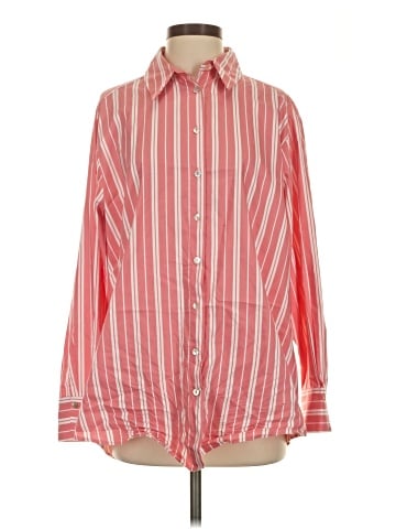 Zara Long Sleeve Button-Down Shirt (view 1)