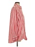 Zara Stripes Red Long Sleeve Button-Down Shirt Size S - photo 4
