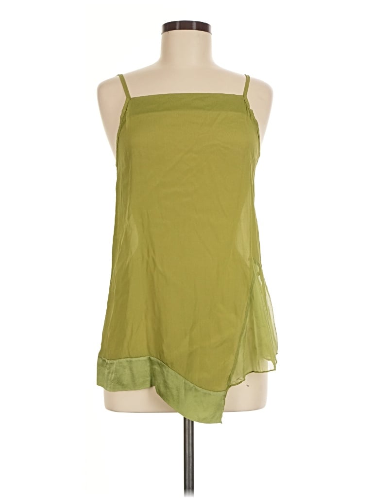 Pre-owned Compagnia Italiana Sleeveless Blouse In Green