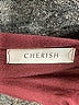 Cherish Solid Burgundy Jumpsuit Size M - photo 4