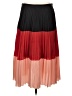 Akris Punto 100% Polyester Color Block Red Casual Skirt Size 12 - photo 2