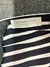 Everlane 100% Cotton Stripes Black 3/4 Sleeve Top Size M - photo 7