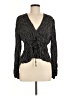 Maje 100% Polyester Polka Dots Black Long Sleeve Blouse Size Med (2) - photo 1
