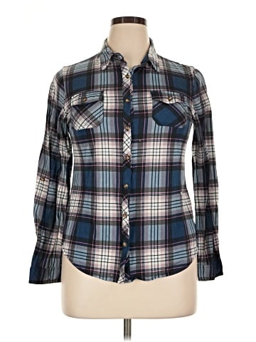 Passport Long Sleeve Button-Down Shirt (view 1)