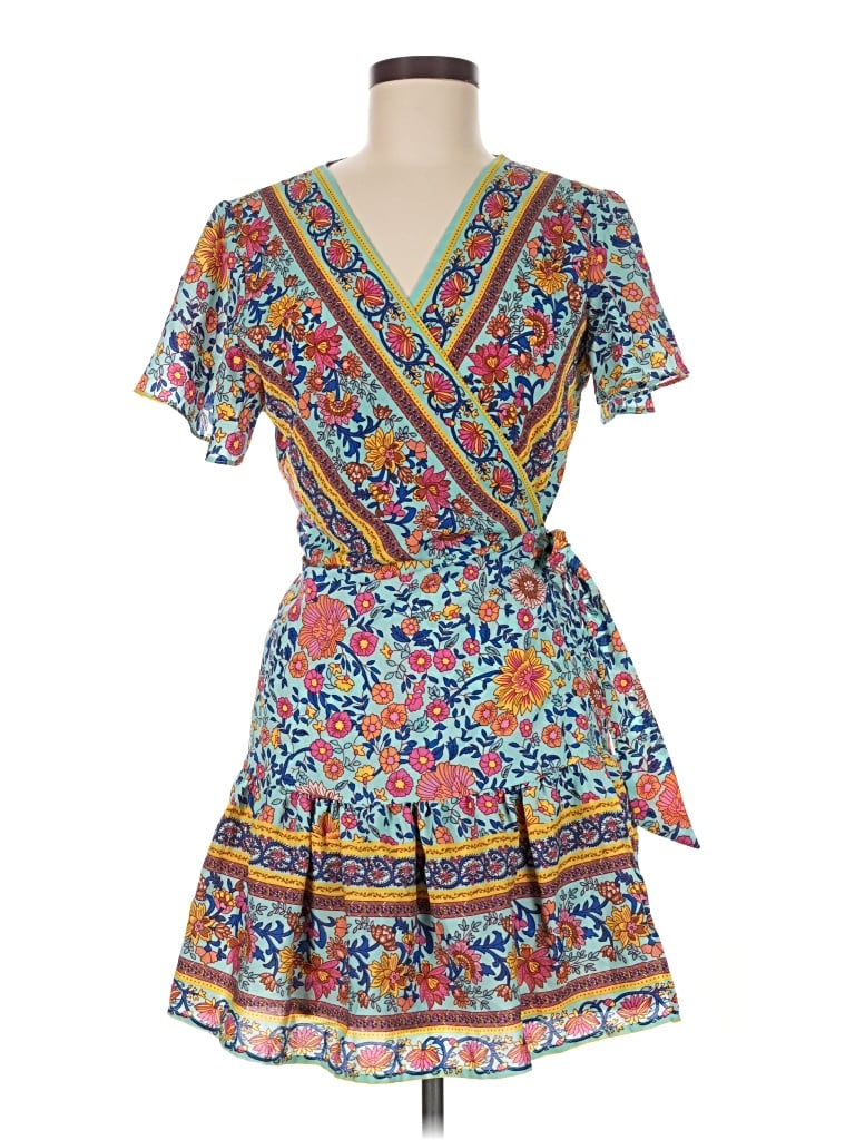 Pre-owned Unbranded Casual Dress In Blue
