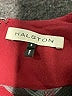 Halston 100% Polyester Graphic Burgundy Cocktail Dress Size 4 - photo 7