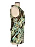 Zac & Rachel 100% Polyester Green Sleeveless Blouse Size L - photo 4