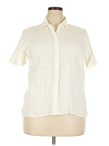 Lands' End Short Sleeve Blouse (view 1)