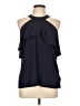 MICHAEL Michael Kors Blue Sleeveless Blouse Size L - photo 1