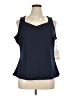 Halogen Blue Sleeveless Top Size 1X - photo 1