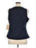 Halogen Blue Sleeveless Top Size 1X - photo 2