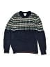 Cat & Jack Chevron-herringbone Blue Pullover Sweater Size 8 - 10 - photo 1
