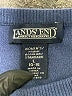 Lands' End Solid Blue Pullover Sweater Size L - photo 7