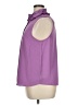 J.Crew 100% Polyester Purple Sleeveless Blouse Size XL - photo 5