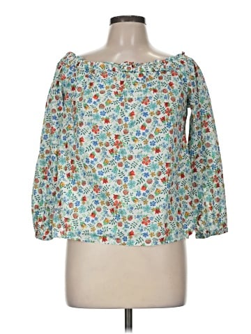 Liberty Art Fabrics for J.Crew 3/4 Sleeve Blouse (view 1)