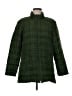 J.Jill 100% Polyester Plaid Green Coat Size M - photo 1