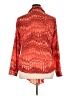 MICHAEL Michael Kors 100% Polyester Orange Long Sleeve Blouse Size XL - photo 2