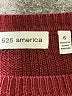 525 America 100% Cotton Solid Burgundy Pullover Sweater Size S - photo 7
