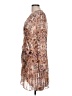 BCBGeneration Paisley Brown Cocktail Dress Size L - photo 5