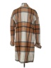 Unbranded 100% Polyester Plaid Brown Coat Size L - photo 2