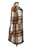 Unbranded 100% Polyester Plaid Brown Coat Size L - photo 4
