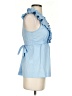 BCBGMAXAZRIA Blue Sleeveless Blouse Size XS - photo 4