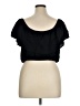 Torrid 100% Rayon Black Short Sleeve Top Size 1X Plus (1) - photo 2