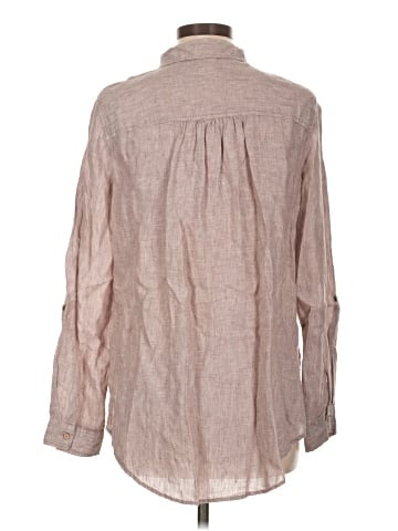 Sigrid Olsen Long Sleeve Button-Down Shirt (view 2)