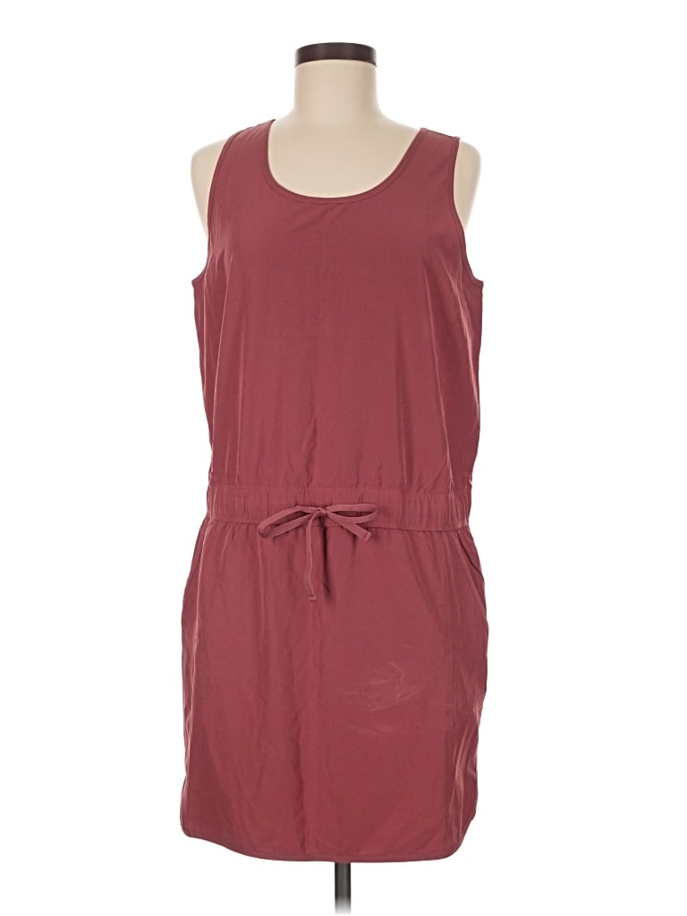 Pre-owned Rbx Casual Dress In Burgundy