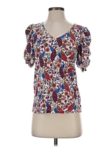 Ann Taylor LOFT Short Sleeve Blouse (view 1)