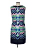 Gabby Skye Graphic Blue Cocktail Dress Size 12 - photo 2