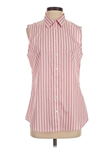 Lands' End Sleeveless Button-Down Shirt (view 1)