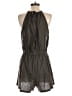 Ci Sono Solid Gray Romper Size L - photo 2