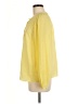 The Fold 100% Silk Yellow Long Sleeve Silk Top Size 6 (tall) - photo 5