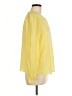 The Fold 100% Silk Yellow Long Sleeve Silk Top Size 6 (tall) - photo 4