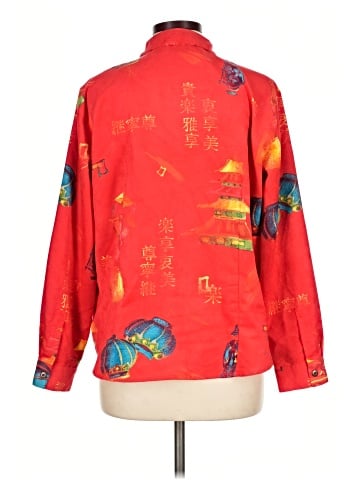 Chico's Long Sleeve Button-Down Shirt (view 2)