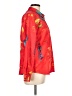 Chico's Print Red Long Sleeve Button-Down Shirt Size Lg (2) - photo 4