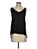 H&M 100% Polyester Black Sleeveless T-Shirt Size 4 - photo 1