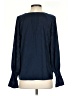 Michael Stars 100% Polyester Blue Long Sleeve Blouse Size Sm (0) - photo 2