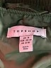 Topshop 100% Polyester Solid Green Jacket Size 8 - photo 6