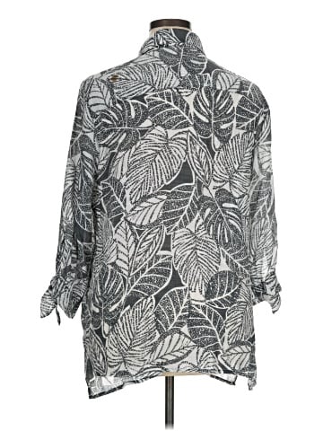 Ruby Rd. 3/4 Sleeve Button-Down Shirt (view 2)
